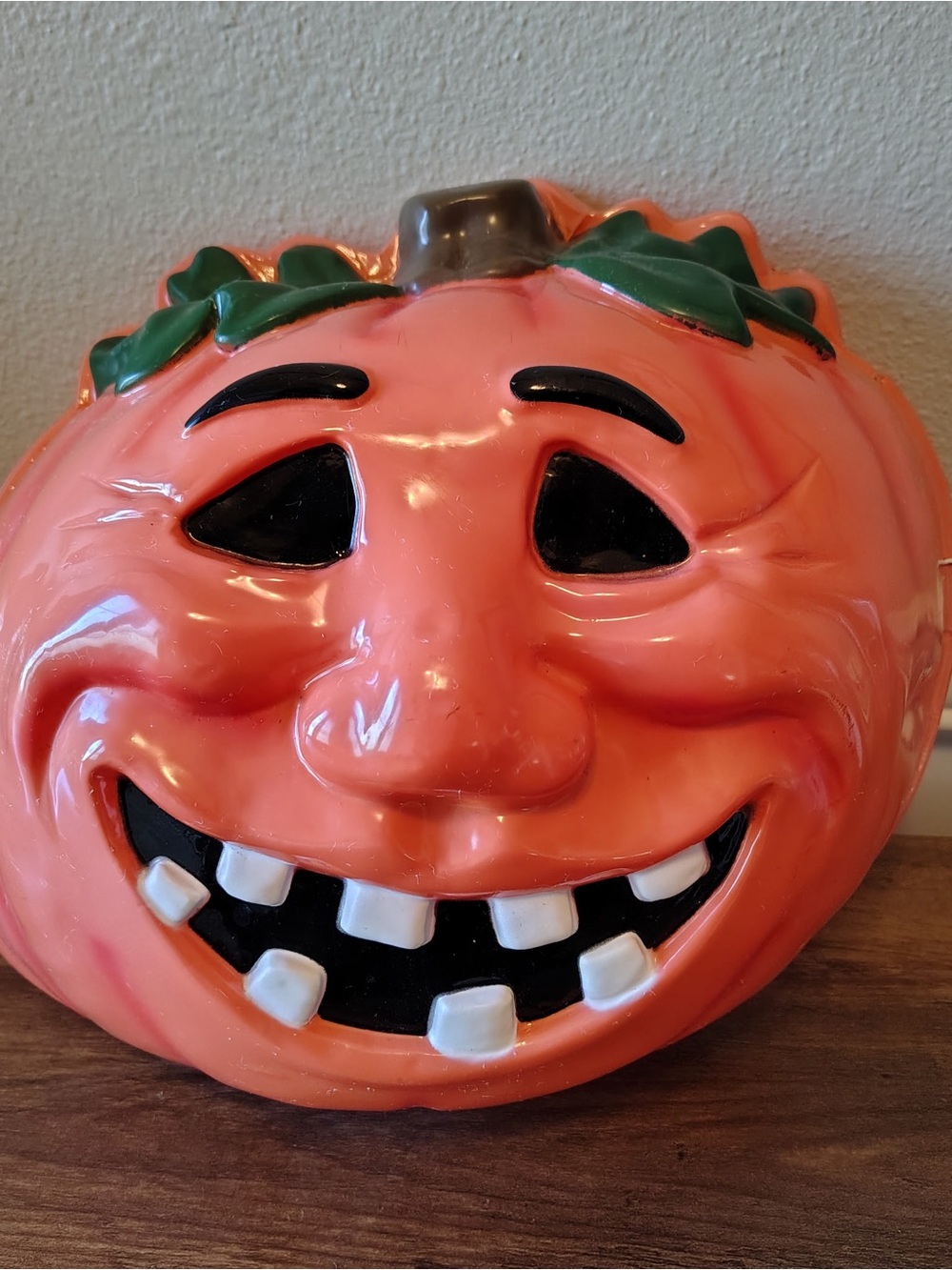 Vtg Seasons USA Inc. Jack-o'-Lantern Pumpkin Porch Light Cover